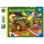 Puzzle John Deere Cu Roti Mari 100 Piese Ravensburger - 2